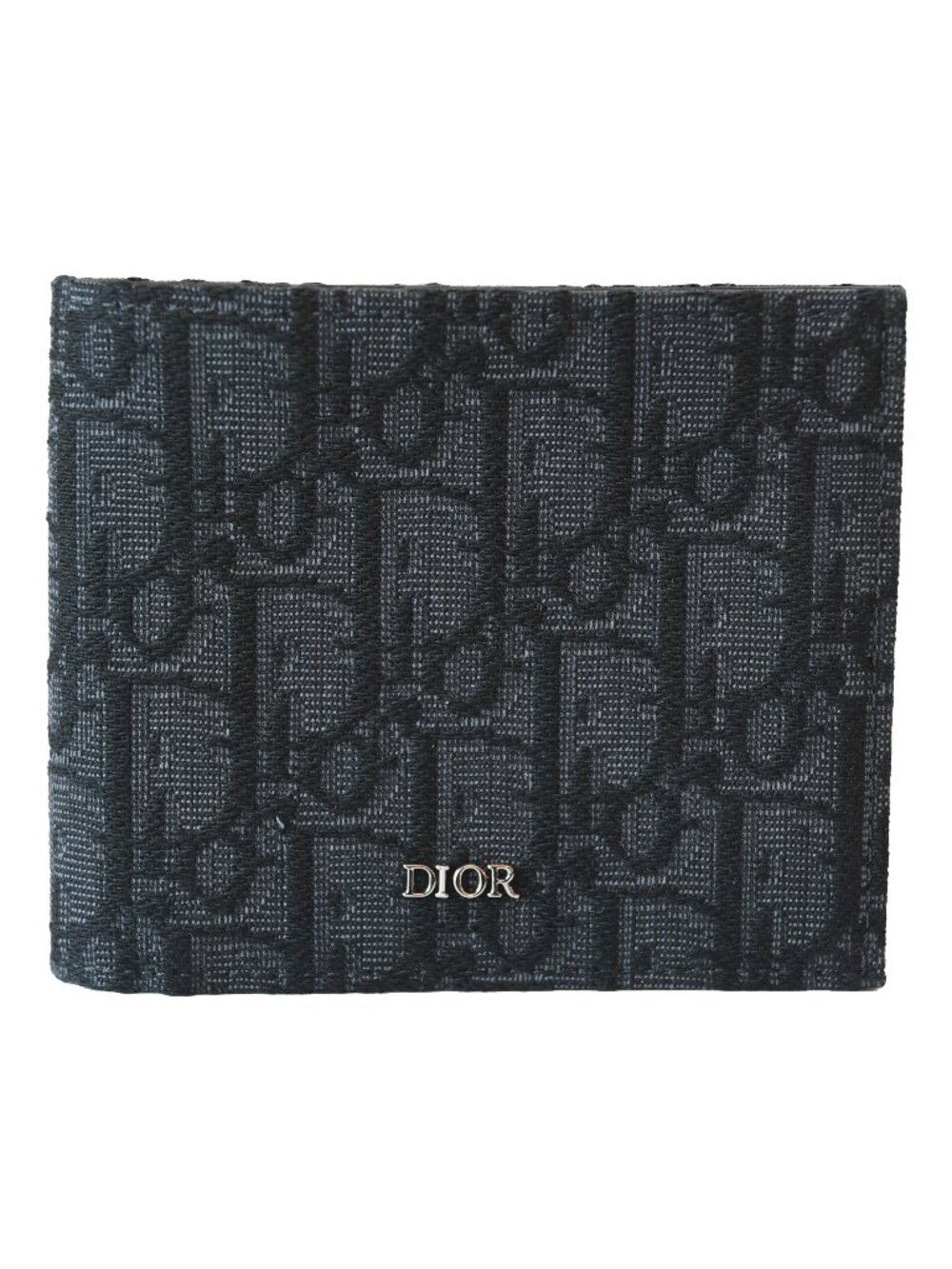 Dior Oblique Jacquard Bifold Wallet Black